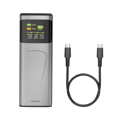 Hama High Power Ioni di Litio 24000 mAh Grigio