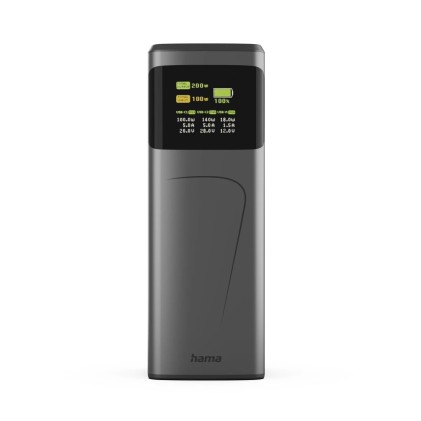 Hama High Power Ioni di Litio 24000 mAh Grigio