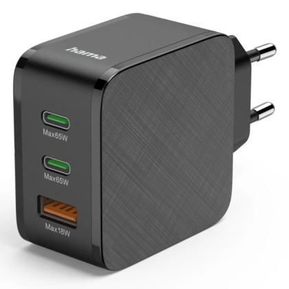 Hama 00201961 Caricabatterie per dispositivi mobili Auricolare, Computer portatile, Power bank, Smartphone, Tablet Nero AC Ricarica rapida Interno