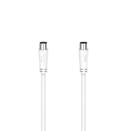 Hama 00205051 cavo coassiale 20 m Bianco