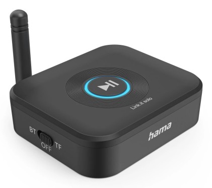 Adattatore audio Bluetooth Hama Link It Solo - USB-C - Portata 50 m - Jack femmina da 3,5 mm - Nero