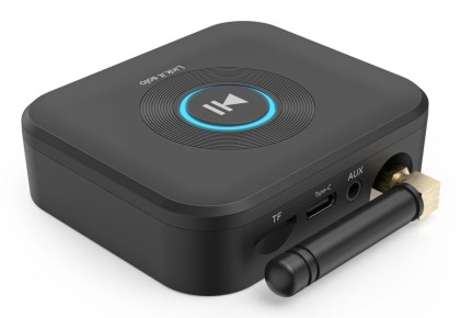 Adattatore audio Bluetooth Hama Link It Solo - USB-C - Portata 50 m - Jack femmina da 3,5 mm - Nero