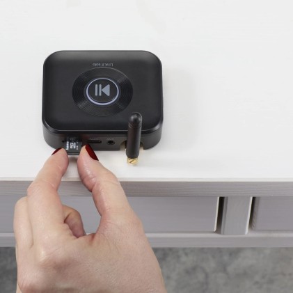Adattatore audio Bluetooth Hama Link It Solo - USB-C - Portata 50 m - Jack femmina da 3,5 mm - Nero