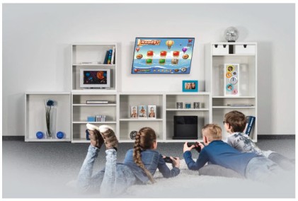 Hama 00220808 Supporto TV a parete 190,5 cm (75") Nero