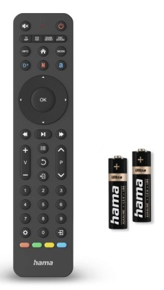Hama 00221055 telecomando IR Wireless TV Pulsanti