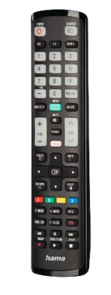 Hama 00221060 telecomando IR Wireless TV Pulsanti
