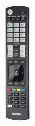 Hama 00221061 telecomando IR Wireless TV Pulsanti