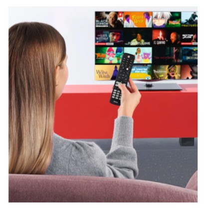 Hama 00221063 telecomando IR Wireless TV Pulsanti