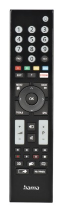 Hama 00221065 telecomando IR Wireless TV Pulsanti