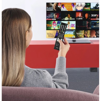 Hama 00221065 telecomando IR Wireless TV Pulsanti