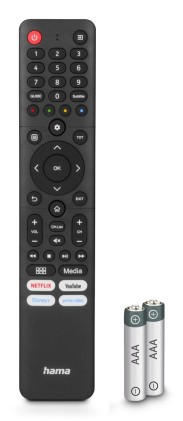 Hama 00221067 telecomando IR Wireless TV Pulsanti