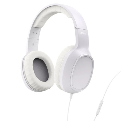 Hama Fun C Auricolare Cablato A Padiglione Musica e Chiamate USB tipo-C Bianco