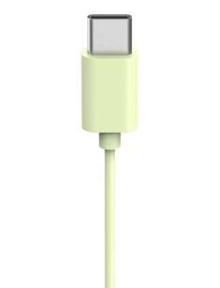 Hama Fun C Auricolare Cablato A Padiglione Musica e Chiamate USB tipo-C Verde