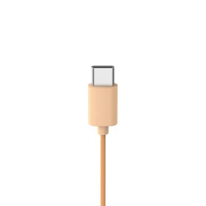 Hama Fun C Auricolare Cablato A Padiglione Musica e Chiamate USB tipo-C Arancione