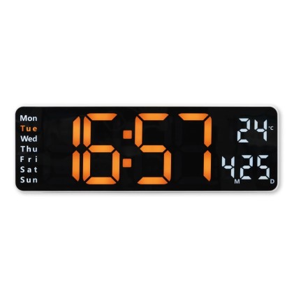 Hama Santa Cruz Orologio digitale Rettangolo Nero