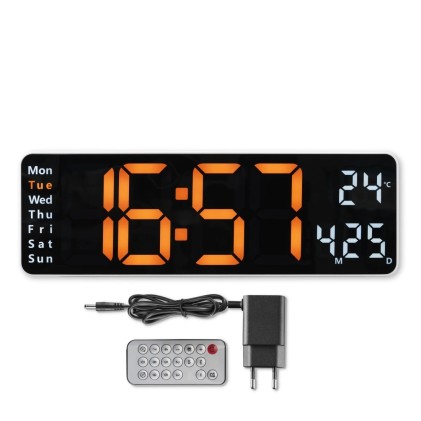 Hama Santa Cruz Orologio digitale Rettangolo Nero