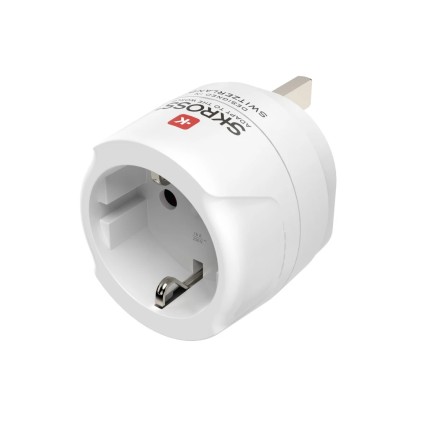 Adattatore da viaggio Hama tipo G - Potenza fino a 3250W - Connettore femmina Schuko - Tensione 100-250V - Bianco