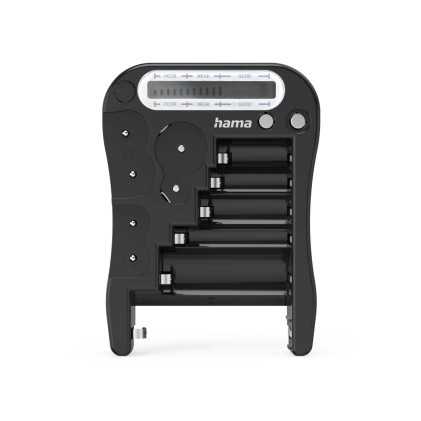 Hama 00223544 tester per batterie Nero