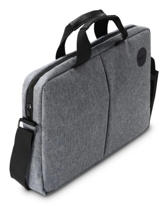 Hama Genua Maletin para Portatiles hasta 15.6" - Poliester - Bandolera Ajustable - Bolsillo Frontal - 42.5x5x31cm - Color Gris