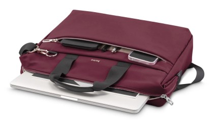 Hama Ultimate Maletin para Portatiles hasta 16.2" - Poliester - Interior Acolchado - 44.5x7x34cm - Color Rojo