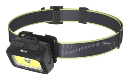 Hama HL350 Nero, Blu, Giallo Torcia a fascia LED