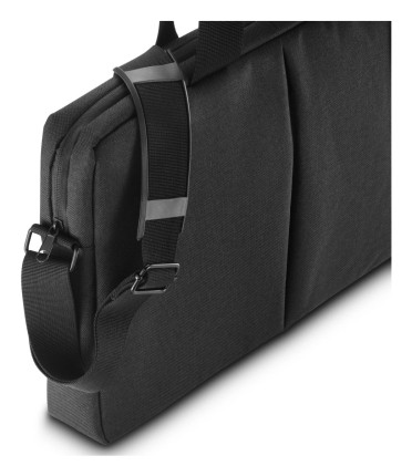 Hama Genua Maletin para Portatiles hasta 15.6" - Poliester - Bandolera Ajustable - Bolsillo Frontal - 42.5x5x31cm - Color Negro
