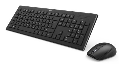 Hama 69182664 tastiera Mouse incluso Casa RF Wireless QWERTY Spagnolo Nero