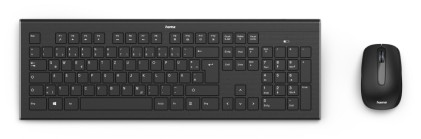 Hama 69182664 tastiera Mouse incluso Casa RF Wireless QWERTY Spagnolo Nero