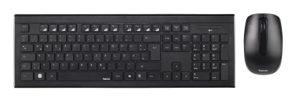 Hama 69182664 tastiera Mouse incluso Casa RF Wireless QWERTY Spagnolo Nero