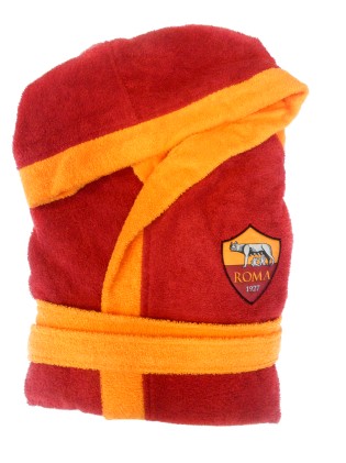Hermet Accappatoio Microspugna AS Roma Bambino: 8/10 Anni