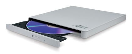Hitachi-LG Slim Portable DVD-Writer lettore di disco ottico DVD±RW Bianco