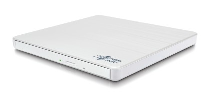Hitachi-LG Slim Portable DVD-Writer lettore di disco ottico DVD±RW Bianco