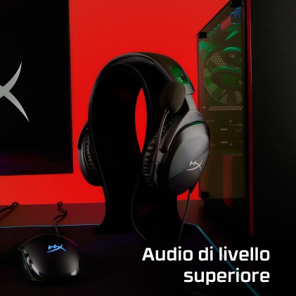 HyperX Cloud Stinger 2 &ndash; Cuffie da gaming (nero)