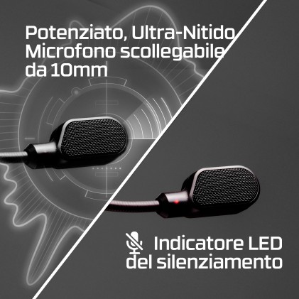 HyperX Cloud III &ndash; Cuffie da gaming (nero-rosso)