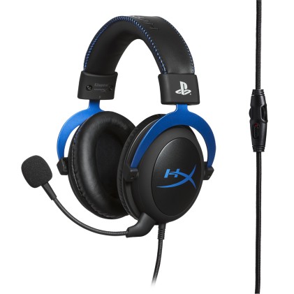 Headset HyperX Cloud PS4 Black/Blue