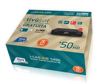 Decoder Tvsat Tivusat Ican S490 Main 10, Dvb S2