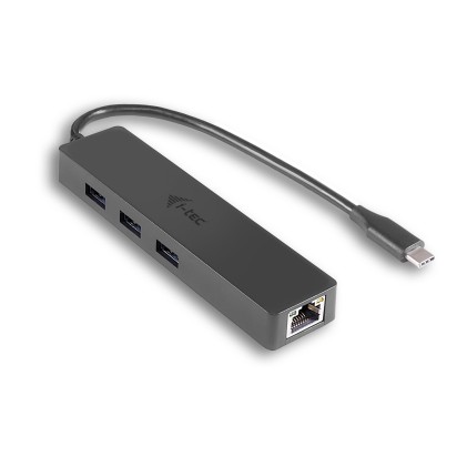 I-Tec Usb-C Slim Passive Hub 3 Port + Gigabit Ethernet Adapter
