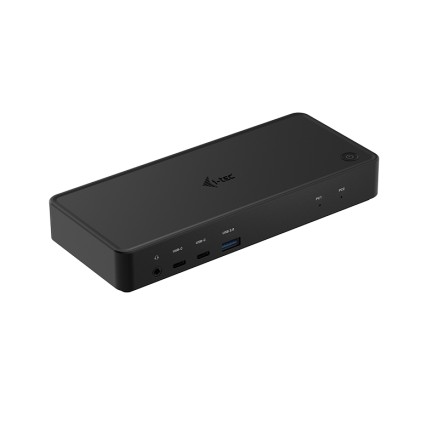 I-Tec Docking Station Usb-C/Thunderbolt Kvm Dual Display, Power Delivery 65/100W, Presa Italiana