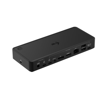 I-Tec Docking Station Usb-C/Thunderbolt Kvm Dual Display, Power Delivery 65/100W, Presa Italiana