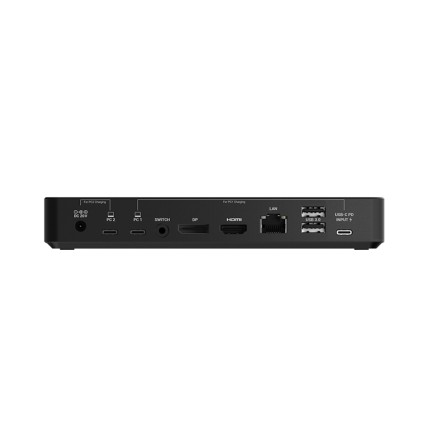 I-Tec Docking Station Usb-C/Thunderbolt Kvm Dual Display, Power Delivery 65/100W, Presa Italiana