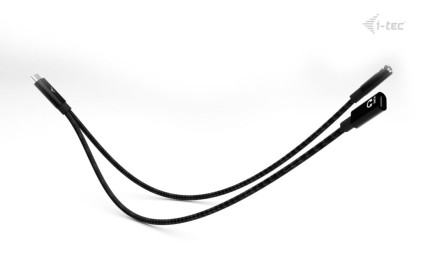 I-Tec Cavo Usb-C, Splitter Audio,Data, Power Delivery 100W