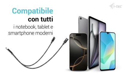 I-Tec Cavo Usb-C, Splitter Audio,Data, Power Delivery 100W