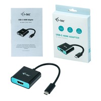 I-TEC USB C to HDMI Adapter 1x HDMI 4K 60Hz Ultra HD compatible with Thunderbolt 3