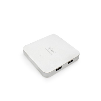 I-Tec Hub Usb-C 4 Porte Con Power Delivery 60W, Rivestimento In Metallo