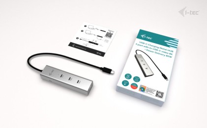 I-Tec Hub Usb-C, 5 Porte Con Usb C, Video 8K, Power Delivery 85W, Charging
