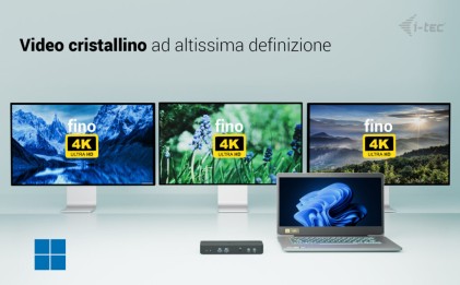 I-Tec Usb-C Docking Station Intelligent 3 Display, Power Delivery 100W, It