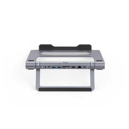 I-Tec Metal Cooling Stand For Notebooks (Up-To 15.6") With Usb-C Docking Station (Power Delivery 100