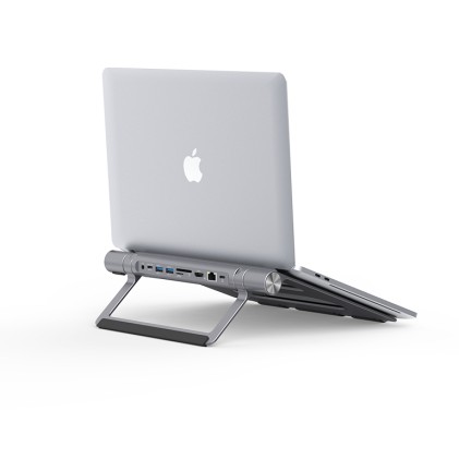 I-Tec Metal Cooling Stand For Notebooks (Up-To 15.6") With Usb-C Docking Station (Power Delivery 100