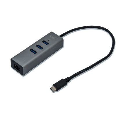 I-Tec Cavo Usb-C Metal Hub 3 Port+Gigabit Ethernet Adapter