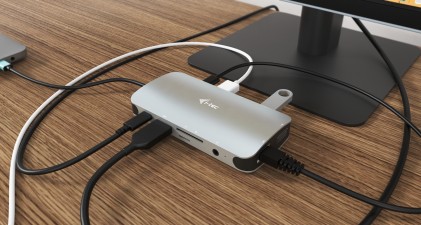 I-Tec Nano Docking Station Usb-C Hdmi-Vga Con Porta Lan, Power Delivery 100W, Rivestimento In Metallo